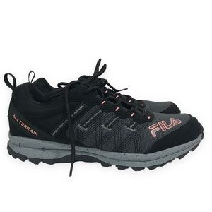 Fila Women's Black Endurance EVO All Terrain Hiking Shoe NWOT